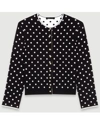 Maje - Fancy Knit Cardigan - Lyst