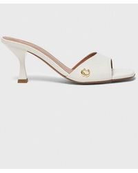Maje - Mules Aus Leder - Lyst