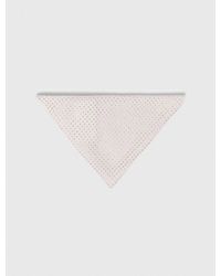 Maje - Rhinestone Wool Triangle Scarf - Lyst