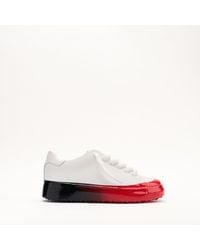 Mallet London - Mallet Grftr Lite Fade Dip Leather Trainers - Lyst