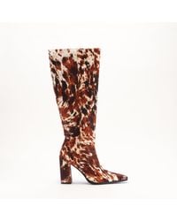Mallet London - Mallet Sabelle Leather Pony Knee High Boots - Lyst