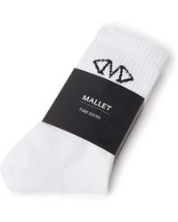 Mallet London - Mallet Socks Diamond Monogram Single - Lyst