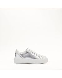 Mallet London - Mallet Bloomsbury Metallic Leather Trainers - Lyst