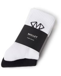 Mallet London - Mallet Socks Diamond Monogram 2 Pack Multi - Lyst