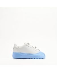 Mallet London - Mallet Grftr Ltc Light Dip Leather Trainers - Lyst