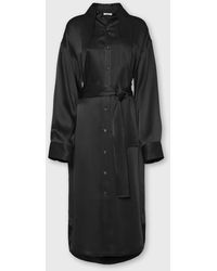Malo - Satin Dress - Lyst