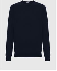 Malo - Light Cashmere And Silk Crewneck Sweater - Lyst
