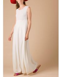 Malo - Silk And Cotton Dress - Lyst