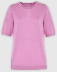 Malo - Cashmere And Silk Crewneck Sweater - Lyst