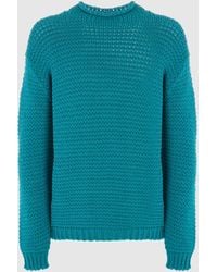 Malo - Cotton Crewneck Sweater, E-Motion - Lyst