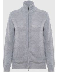 Malo - Linen And Cotton Bomber - Lyst