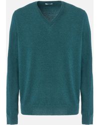 Malo - V-Neck Cashmere Sweater - Lyst