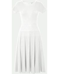Malo - Light Makò Cotton Dress - Lyst
