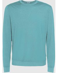Malo - Cashmere And Silk Crewneck Sweater - Lyst