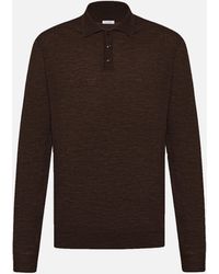 Malo - Merino Wool Polo Shirt - Lyst