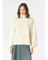 Malo - Cashmere High-Neck Sweater - Lyst