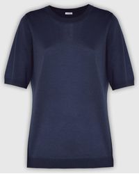 Malo - Cashmere And Silk Crewneck Sweater - Lyst