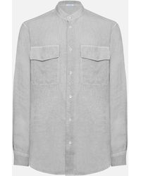 Malo - Linen Shirt - Lyst