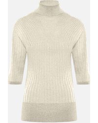 Malo - Organic Virgin Wool Turtleneck Sweater - Lyst