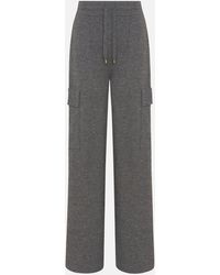 Malo - Wool And Cashmere Cargo Trousers - Lyst