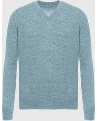 Malo - Cashmere V-Neck Sweater - Lyst