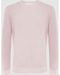 Malo - Cashmere And Silk Crewneck Sweater - Lyst