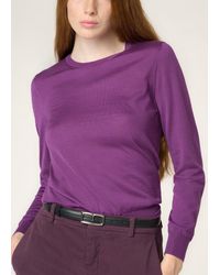 Malo - Cashmere And Silk Crewneck Sweater - Lyst