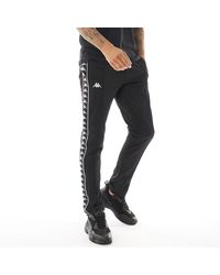 Kappa Authentic 222 Banda Astoria Poly Track Trousers Black/black