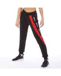 Ivy Park Asymmetric Tape Logo Joggers Black