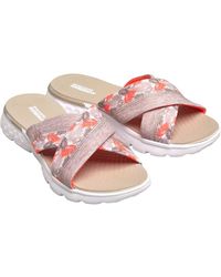 skechers womens gowalk fiji sliders