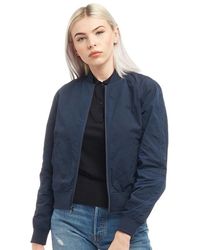 Fred Perry Lightweight Bomber Jacket Dark Midnight - Blue