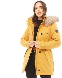 ONLY Iris Parka Honingkleurig - Metallic