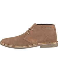 Ben Sherman Braune Chelsea Stiefel aus Wildleder Braun Ben Sherman Braune Chelsea Stiefel aus Wildleder Braun