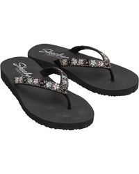 tong compensée femme skechers