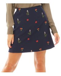 Ted Baker Dafnie Minirok Marineblauw