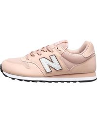 new balance 608 white and pink chunky trainers