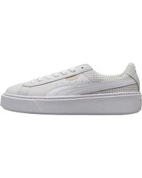 puma basket platform perf gum puma basket platform perf gum