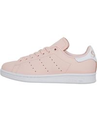 adidas originals stan smith nuud nubuck trainers in pink