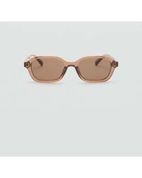 Mango - Semi-Transparent Frame Sunglasses - Lyst