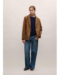 MANGO TEEN - Suede-Effect Blazer - Lyst