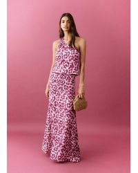 MANGO TEEN - Asymmetric Printed Top - Lyst