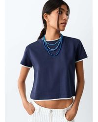 MANGO TEEN - Short Sleeve Double-Layer Effect T-Shirt - Lyst