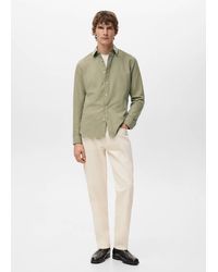 Mango - 100% Cotton Oxford Shirt - Lyst