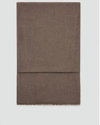 Mango - Frayed Edge Scarf - Lyst