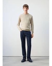 Mango - 100% Wool Fine-Knit Sweater - Lyst
