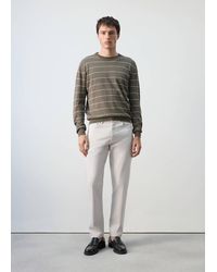 Mango - Regular-Fit 100% Cotton Trousers - Lyst