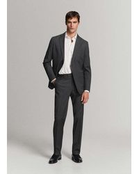 Mango - Slim-Fit Cotton Poplin Suit Shirt - Lyst