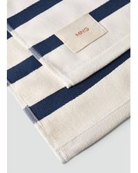 Mango - 100% Cotton Striped Beach Towel - Lyst