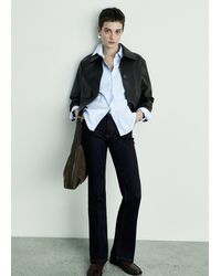 Mango - Flared Rinse-Wash Jeans - Lyst