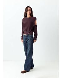 MANGO TEEN - Knit Sweater With Cut-Out Detail - Lyst